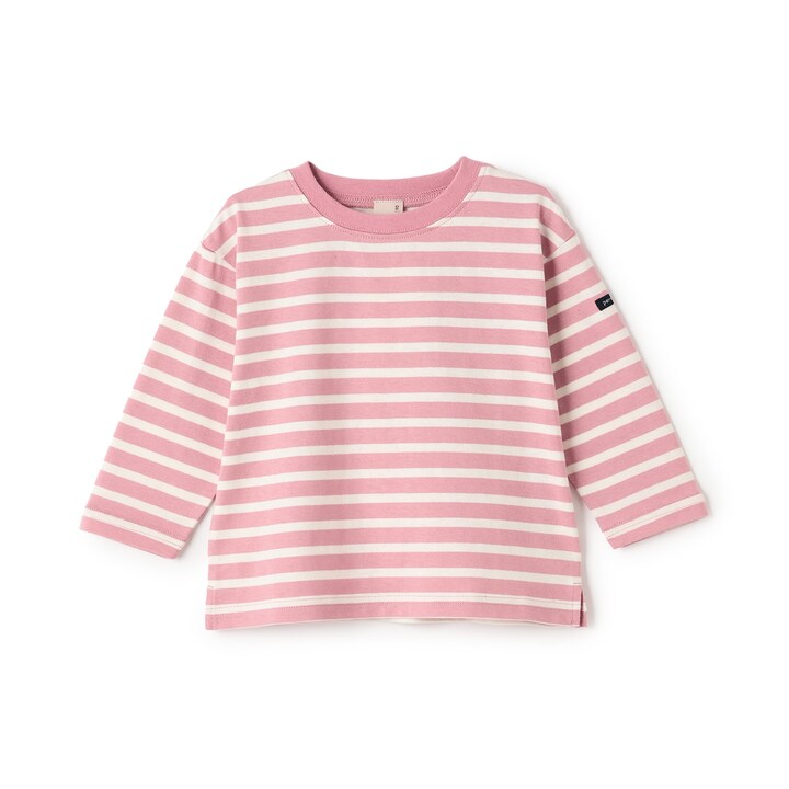 日本童裝 pe#main 食品防污 間條上衣 80-130cm 男童款 秋季 TOPS