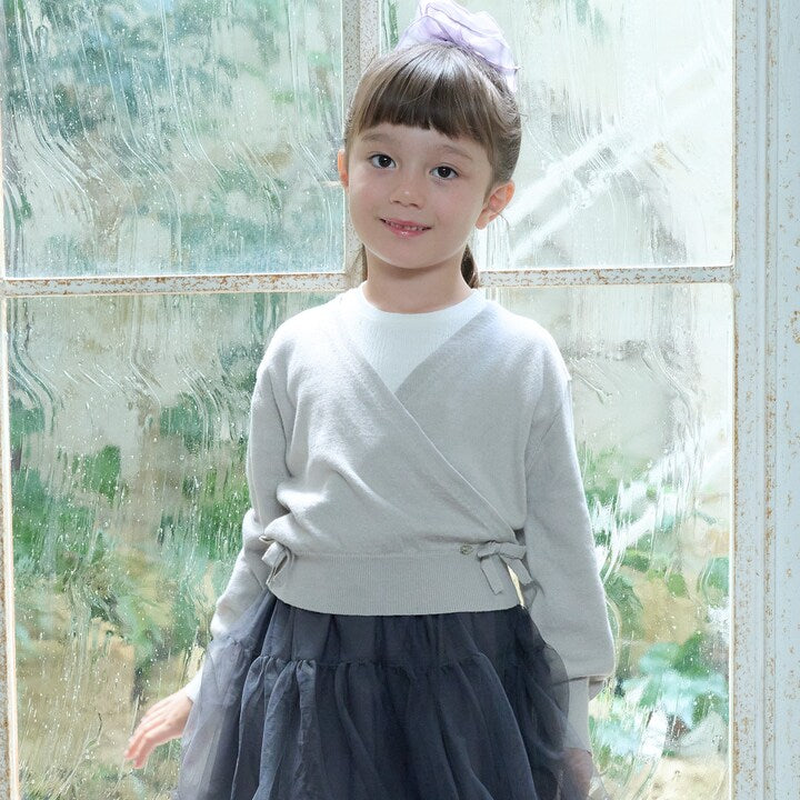 日本童裝 pe#main 芭蕾針織短上衣 80-130cm 女童款 秋季 TOPS