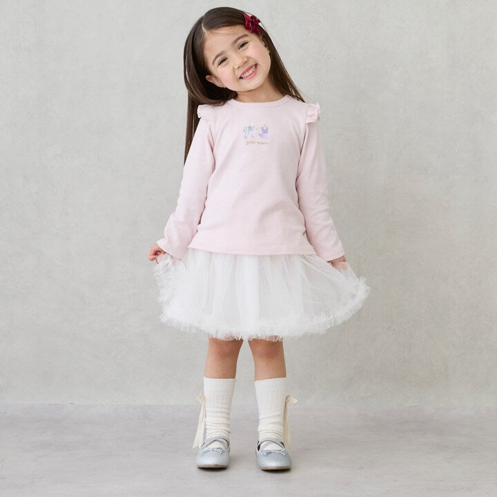 日本童裝 pe#main 網紗短裙 80-130cm 女童款 秋季 SKIRTS