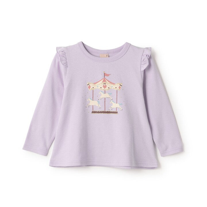 日本童裝 pe#main 印花上衣 80-130cm 女童款 秋季 TOPS