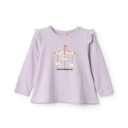 日本童裝 pe#main 印花上衣 80-130cm 女童款 秋季 TOPS