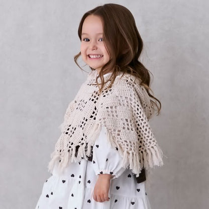 日本童裝 pe#main 鉤針披肩 80-130cm 女童款 秋季 OUTERWEAR