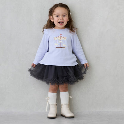 日本童裝 pe#main 網紗短裙 80-130cm 女童款 秋季 SKIRTS