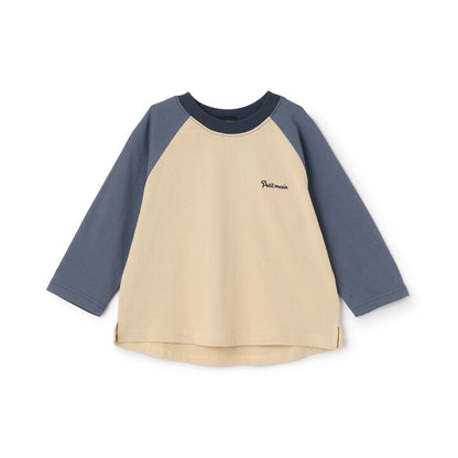 日本童裝 pe#main [有機棉] 插肩長袖上衣 80-130cm 男童款/女童款 秋季 TOPS