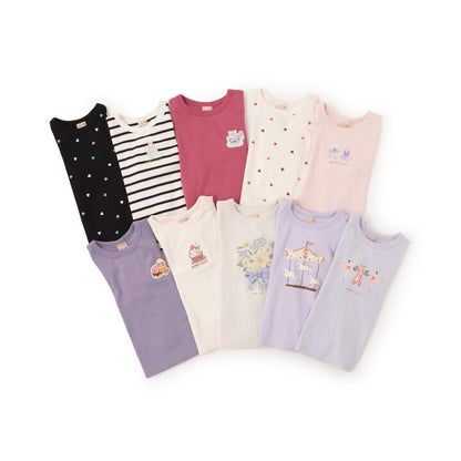 日本童裝 pe#main 印花上衣 80-130cm 女童款 秋季 TOPS