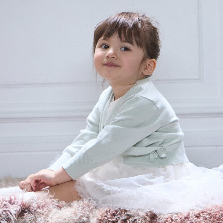 日本童裝 pe#main 芭蕾針織短上衣 80-130cm 女童款 秋季 TOPS