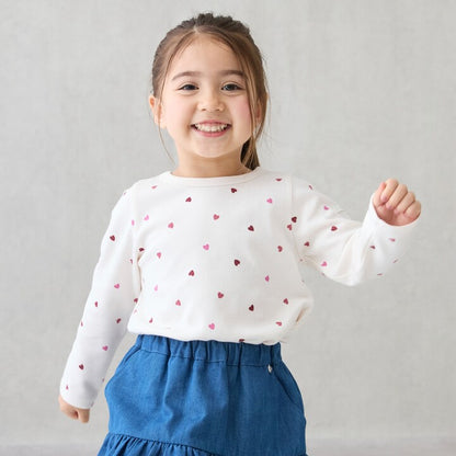 日本童裝 pe#main 印花上衣 80-130cm 女童款 秋季 TOPS