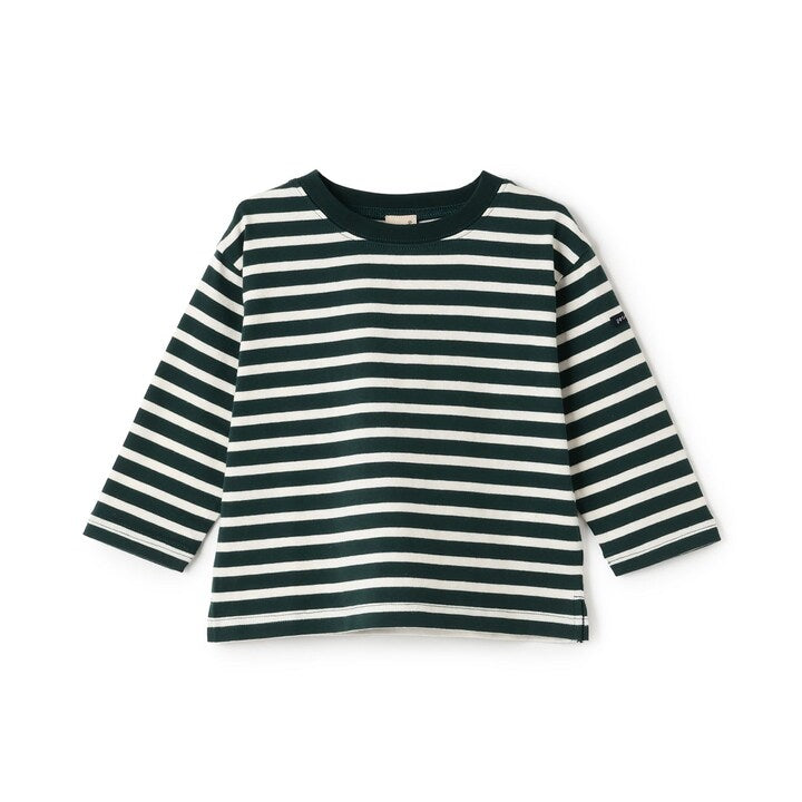 日本童裝 pe#main 食品防污 間條上衣 80-130cm 男童款 秋季 TOPS