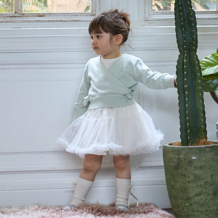 日本童裝 pe#main 芭蕾針織短上衣 80-130cm 女童款 秋季 TOPS