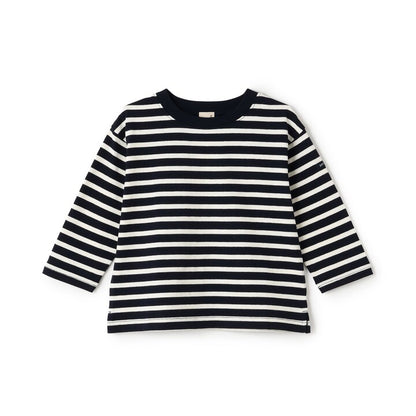 日本童裝 pe#main 食品防污 間條上衣 80-130cm 男童款 秋季 TOPS