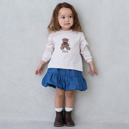 日本童裝 pe#main 泡泡燈籠短裙 80-130cm 女童款 秋季 SKIRTS