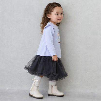 日本童裝 pe#main 網紗短裙 80-130cm 女童款 秋季 SKIRTS