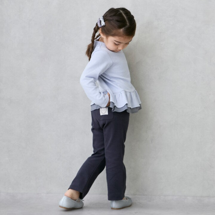 日本童裝 pe#main 【防污】喇叭褲 80-130cm 女童款 秋季 PANTS