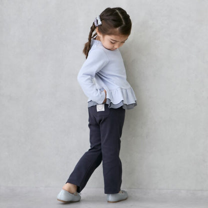 日本童裝 pe#main 【防污】喇叭褲 80-130cm 女童款 秋季 PANTS