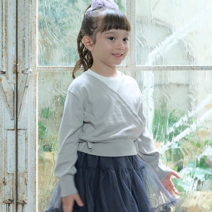 日本童裝 pe#main 芭蕾針織短上衣 80-130cm 女童款 秋季 TOPS