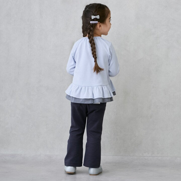 日本童裝 pe#main 【防污】喇叭褲 80-130cm 女童款 秋季 PANTS