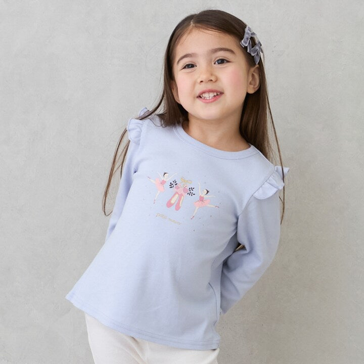 日本童裝 pe#main 印花上衣 80-130cm 女童款 秋季 TOPS