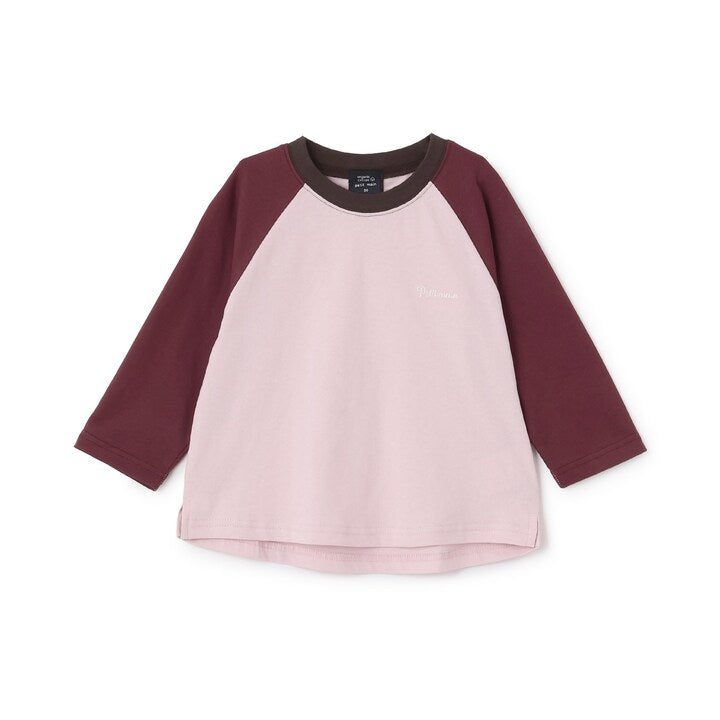 日本童裝 pe#main [有機棉] 插肩長袖上衣 80-130cm 男童款/女童款 秋季 TOPS