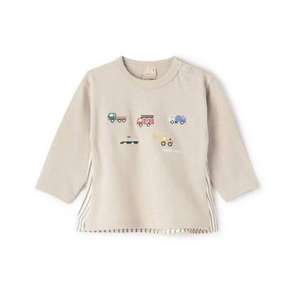 日本童裝 pe#main 車車印花上衣 80-130cm 男童款 秋季 TOPS