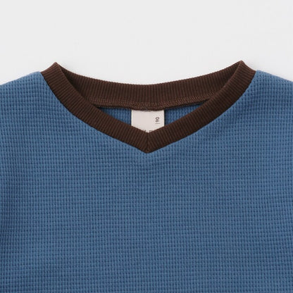 日本童裝 pe#main 假兩件上衣 80-130cm 男童款 秋季 TOPS