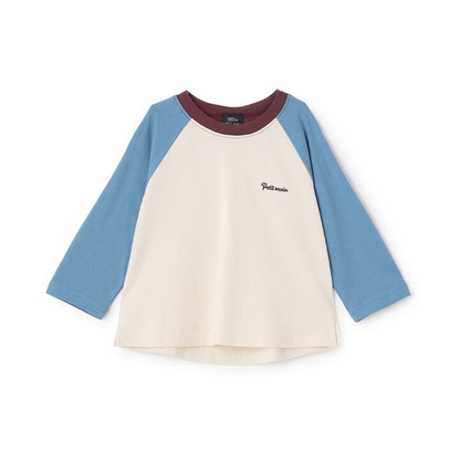 日本童裝 pe#main [有機棉] 插肩長袖上衣 80-130cm 男童款/女童款 秋季 TOPS