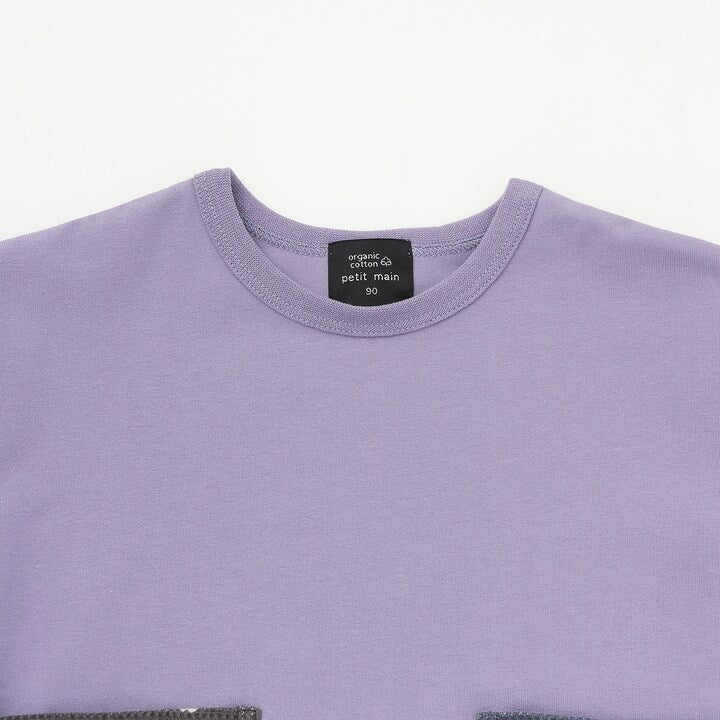 日本童裝 pe#main [有機棉] 口袋長袖上衣 80-130cm 男童款 秋季 TOPS