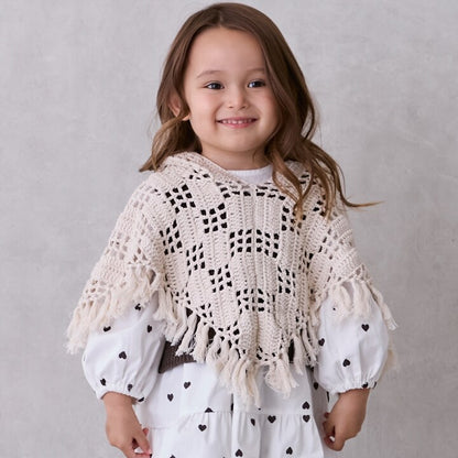 日本童裝 pe#main 鉤針披肩 80-130cm 女童款 秋季 OUTERWEAR