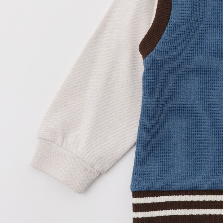 日本童裝 pe#main 假兩件上衣 80-130cm 男童款 秋季 TOPS