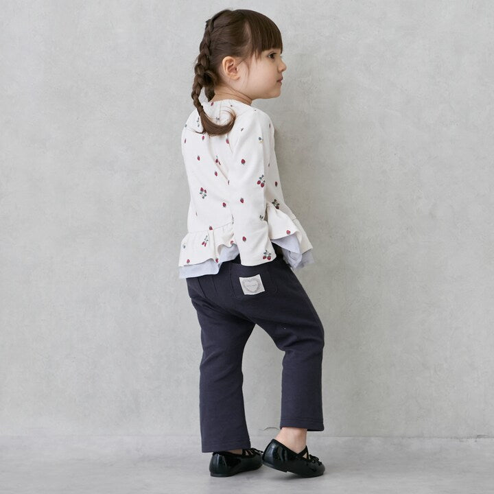 日本童裝 pe#main 【防污】喇叭褲 80-130cm 女童款 秋季 PANTS