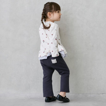 日本童裝 pe#main 【防污】喇叭褲 80-130cm 女童款 秋季 PANTS