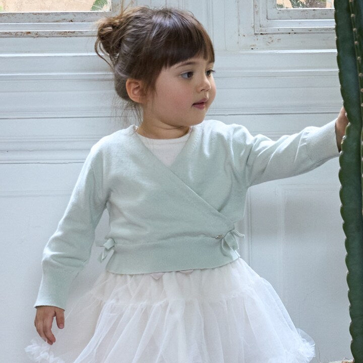 日本童裝 pe#main 芭蕾針織短上衣 80-130cm 女童款 秋季 TOPS