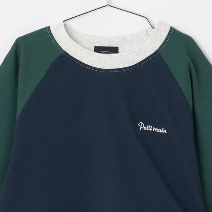 日本童裝 pe#main [有機棉] 插肩長袖上衣 80-130cm 男童款/女童款 秋季 TOPS