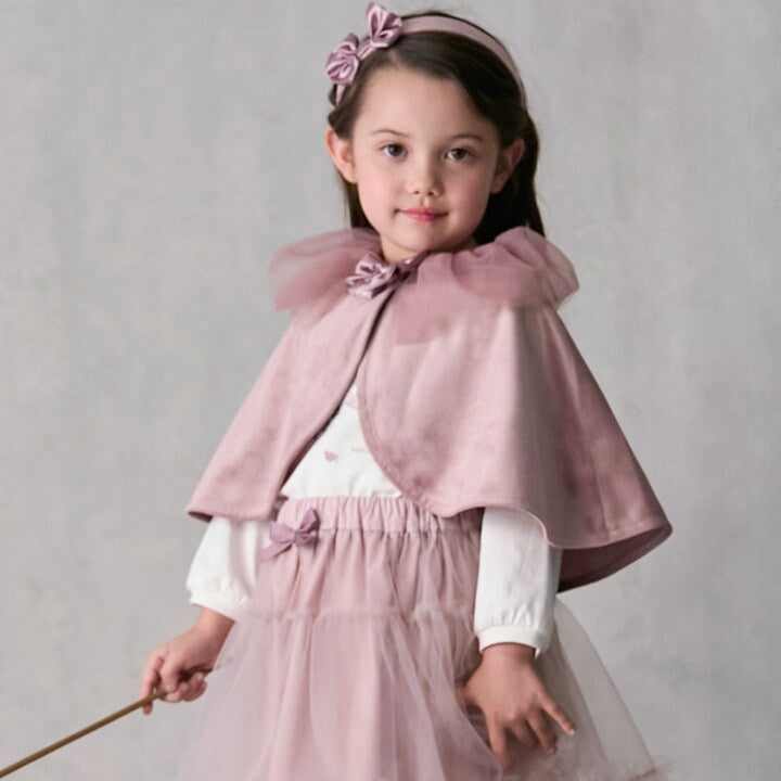 日本童裝 pe#main 披風連頭帶 80-130cm 女童款 秋季 OUTERWEAR