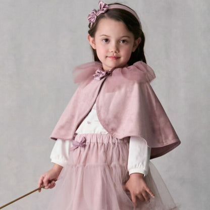 日本童裝 pe#main 披風連頭帶 80-130cm 女童款 秋季 OUTERWEAR