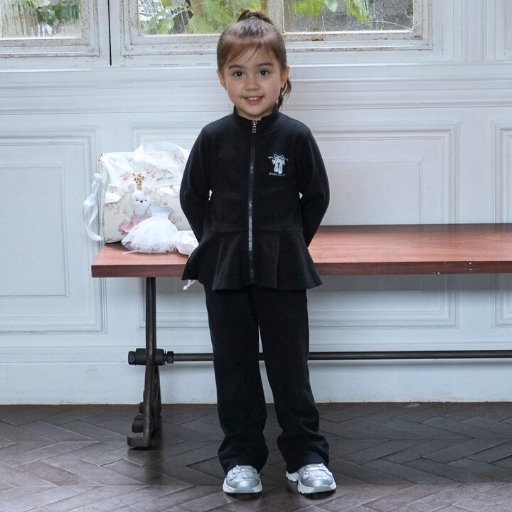 日本童裝 pe#main 芭蕾風運動兩件套裝 90-130cm 女童款 秋季 TOPS PANTS