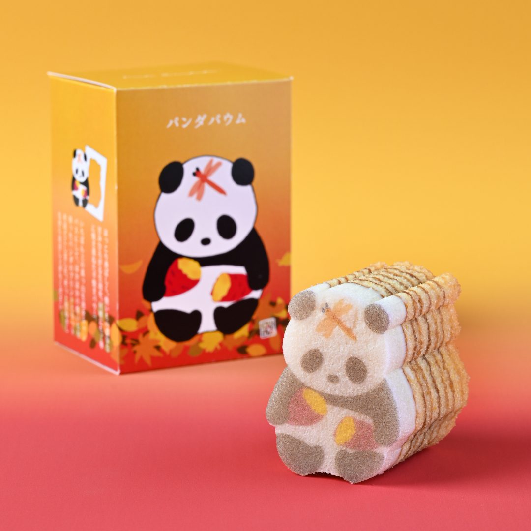 日本直送 KATANUKIYA 烤紅薯熊貓年輪蛋糕 中秋節/萬聖節 限定手信