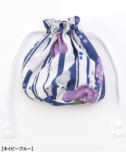 Japanese Ampersand Jinbei Ren Pouch Japanese Kimono 80-140cm Girls Summer Other Brands Children's Clothing TOPS PANTS Japanese Summer Festival Special 