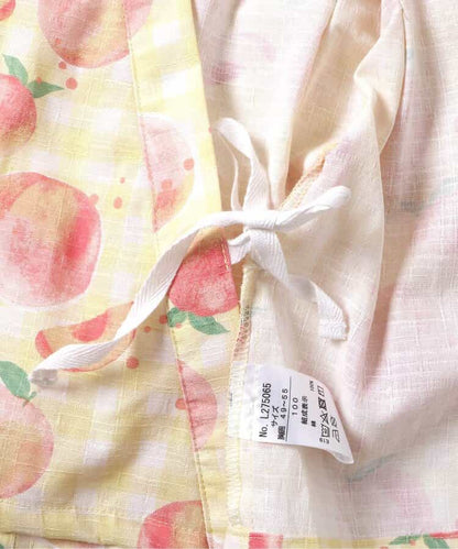 Japanese Ampersand 2Way Yukata with Pouch (80-140cm) Japanese Kimono for Girls (Summer Dresses from Other Brands) 