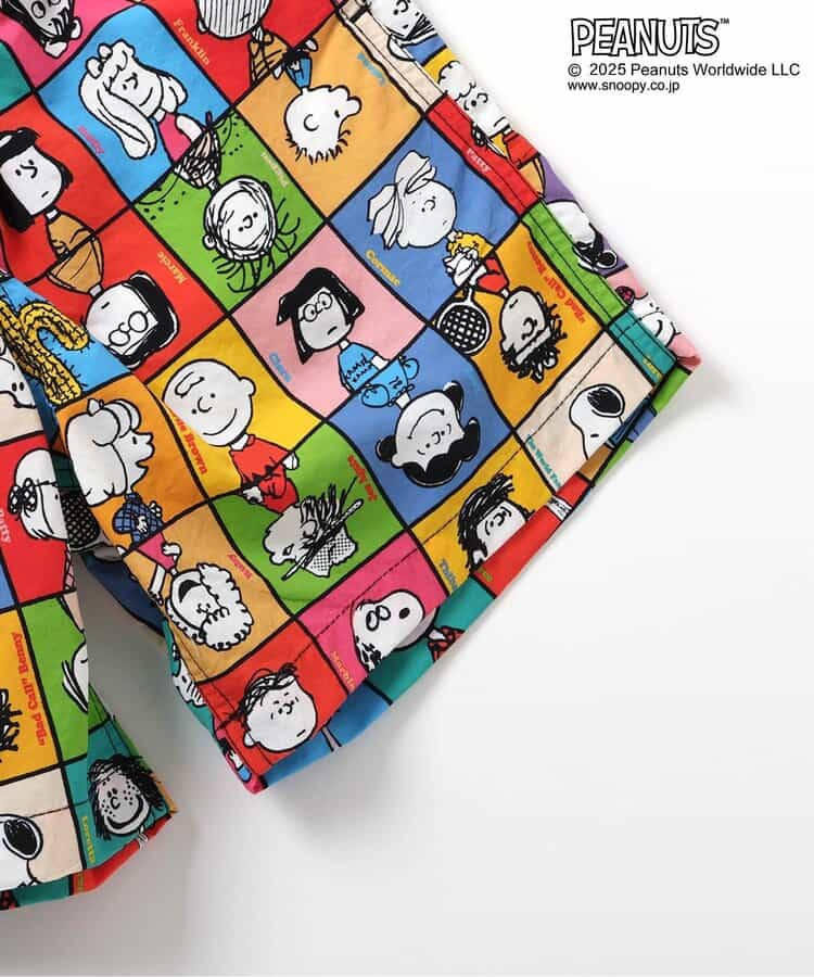 Ampersand x PEANUTS UV-Proof Beach Shorts (80-140cm) - Boys' Summer Swimsuit Special (Direct from Japan) 