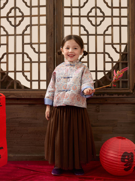 女童款 90-140cm 瑞龍納福唐裝 新年中式華服唐裝 新年發財特特輯