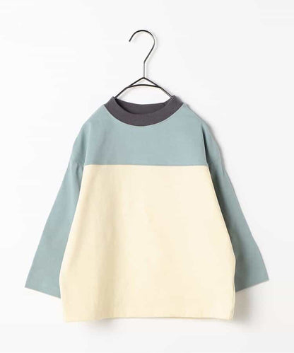 Japanese children's clothing p.prem#r sports style long-sleeved tops 80-140cm boys/girls summer TOPS 