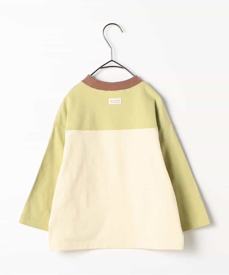 Japanese children's clothing p.prem#r sports style long-sleeved tops 80-140cm boys/girls summer TOPS 