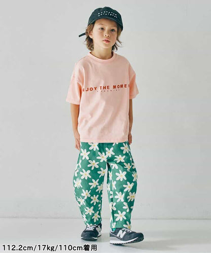 Japanese children's clothing p.prem#r letter print T-shirt 80-140cm boys/girls summer TOPS 