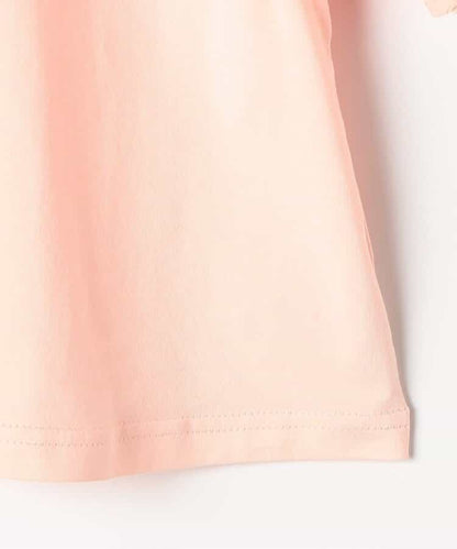 Japanese children's clothing p.prem#r fluffy chiffon puff sleeve top 80-140cm girls summer TOPS 