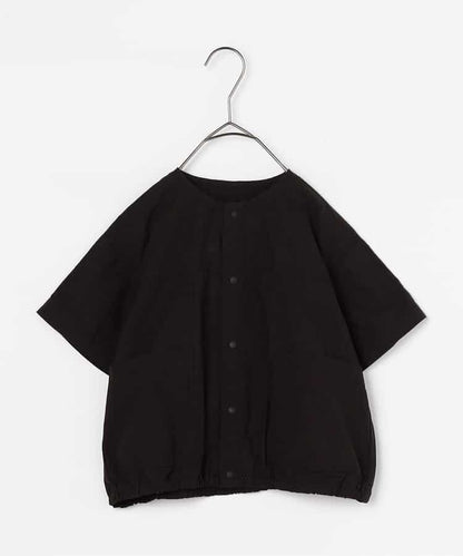 Japanese children's clothing p.prem#r typewriter snap button short-sleeved shirt 80-140cm boys/girls summer TOPS 