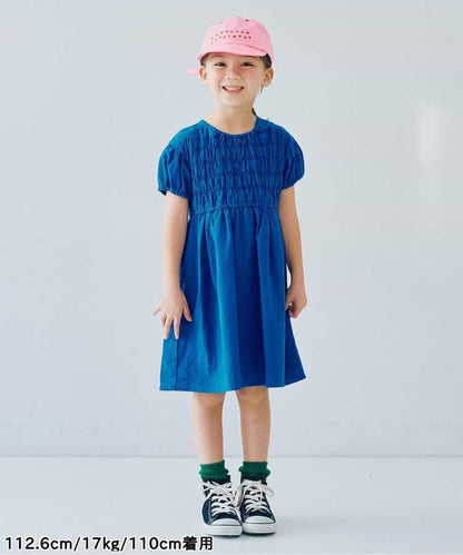 Japanese children's clothing p.prem#r cable pleated dress 80-140cm girls summer dresses 