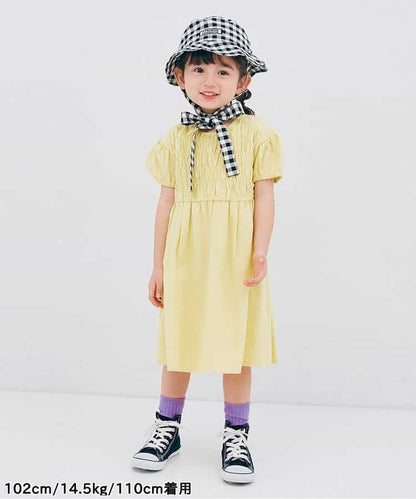 Japanese children's clothing p.prem#r cable pleated dress 80-140cm girls summer dresses 