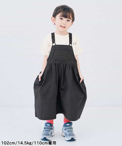 Japanese children's clothing p.prem#r suspender dress 80-140cm girls summer dresses 