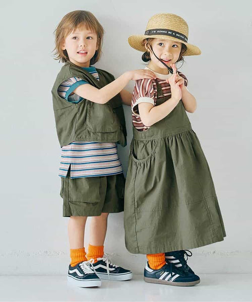 日本童裝 p.prem#r 背帶連身裙 80-140cm 女童款 夏季 DRESSES