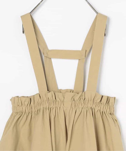 Japanese children's clothing p.prem#r 2Way slip skirt &amp; ruffle sleeve top two-piece set 80-140cm girls summer TOPS SKIRTS 